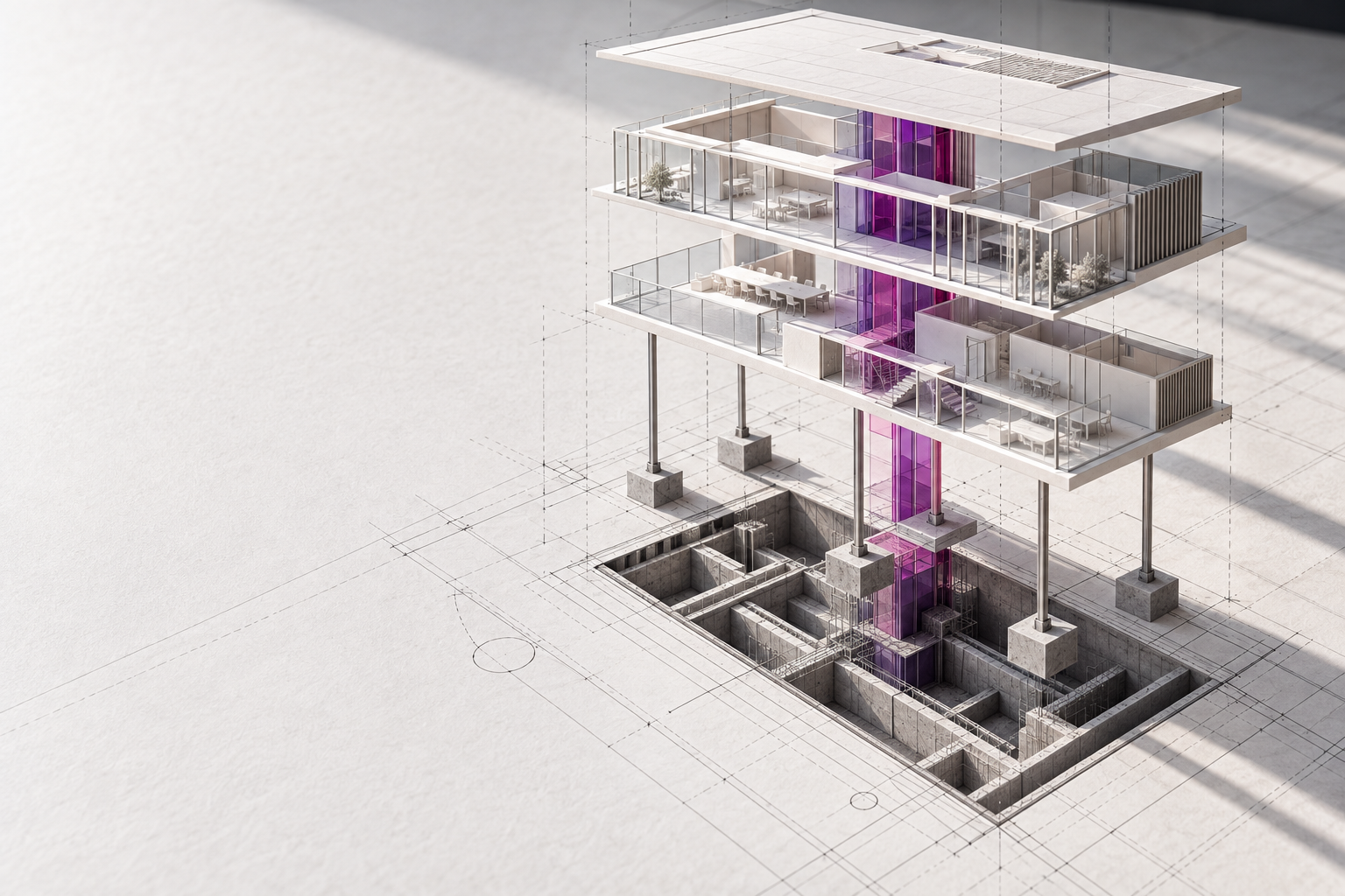 Conceptual architecture connecting business components