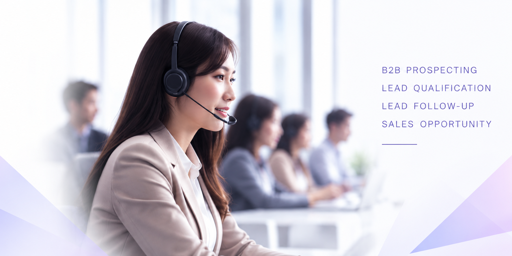 TeleMarketing professional with B2B Prospecting, Lead Qualification, Lead Follow-up and Sales Opportunity lettering